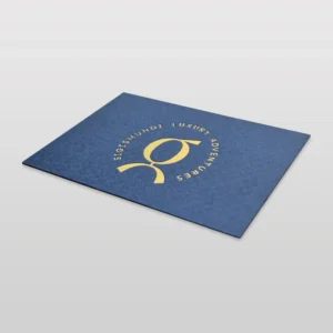 Tisk vizitk s toplim tiskom hot foil – primer izvedbe